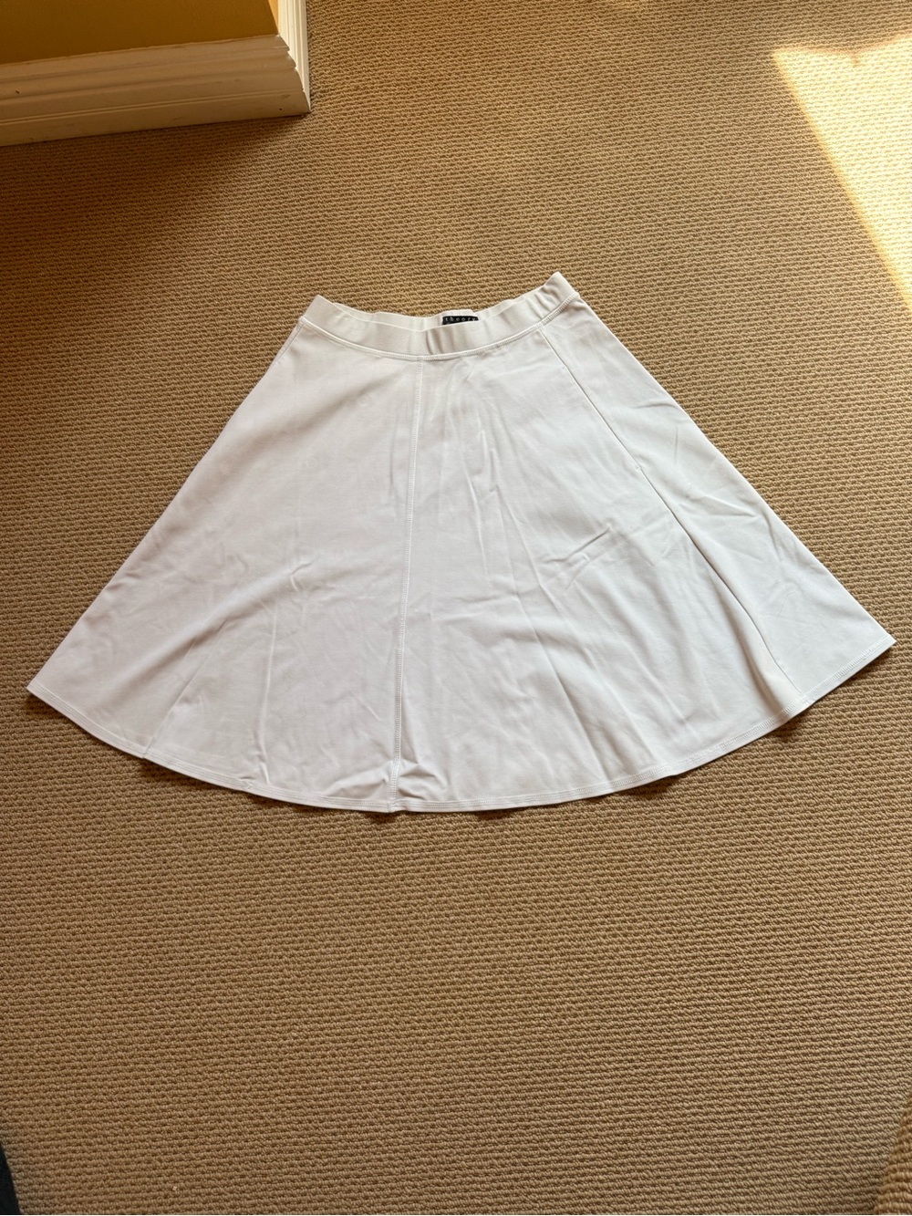 Theory Classic Stone Color A-Line Skirt